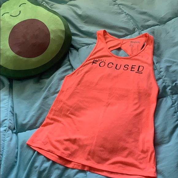 Coral Reebok workout tank - Picture 2 of 7